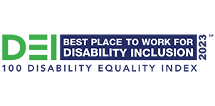 DEI Best Place To Work For Disability Inclusion 2023 Award 