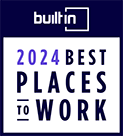BuiltIn 2024 Best Places to Work Award Badge 