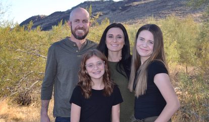 Image of rachel with family